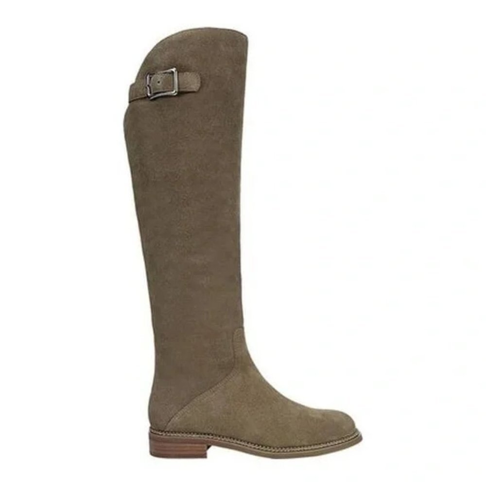 Franco Sarto Halloway Camel Suede Knee High Boots, Women's Size 7